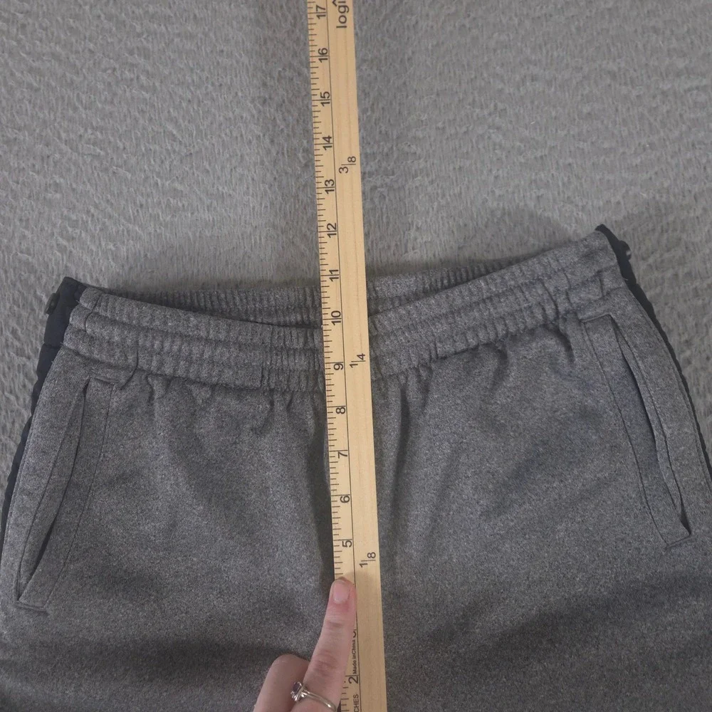 Old Navy Pants Boys XL Gray Side Snap French Terry Go-Dry Straight Leg Athletic